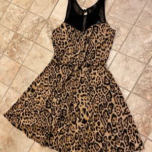 [SOLD] Forever 21 Leopard Cheetah Print Dress L